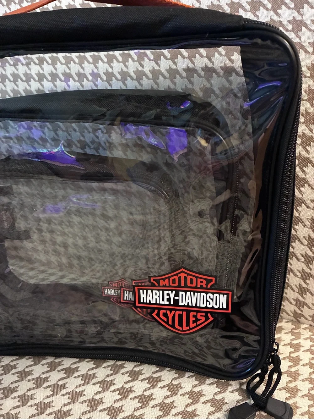 Harley-Davidson Set of 3 Packing Garment Clear Zipper Cubes
